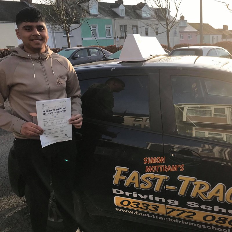 Ali Ackter from Haverfordwest Review of Fast Track Driving School
