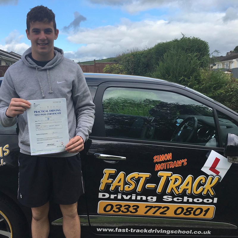 Lewis Thomas from Carmarthen Review of Fast Track Driving School