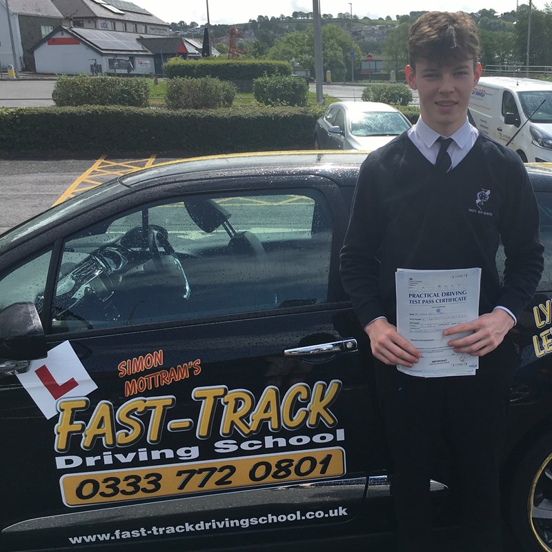 Owain Gibbon from Whitland Review of Fast Track Driving School
