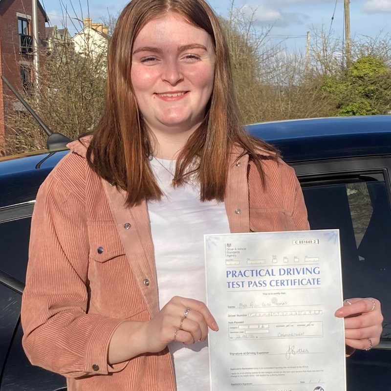 Ffion Thomas Review of Fast Track Driving School