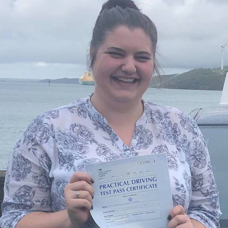 Beckie Tinker from Tenby Review of Fast Track Driving School
