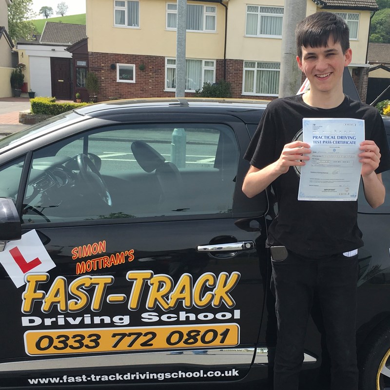 Ffin Ainscough from Carmarthen Review of Fast Track Driving School