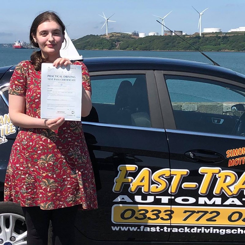Sian Hughes from Pembroke-dock Review of Fast Track Driving School