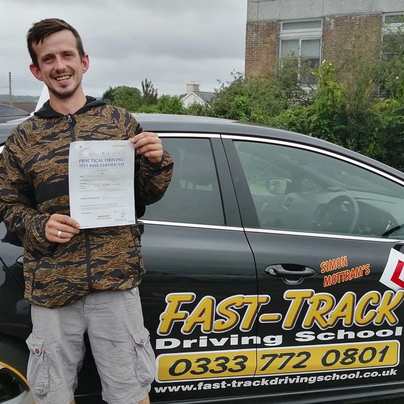 Jake McCourt from Newcastle Emlyn Review of Fast Track Driving School