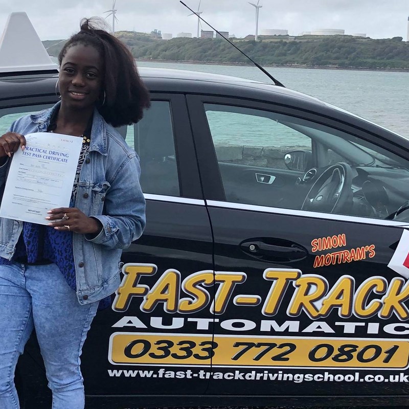 Dorcas Jonah from Johnston Review of Fast Track Driving School