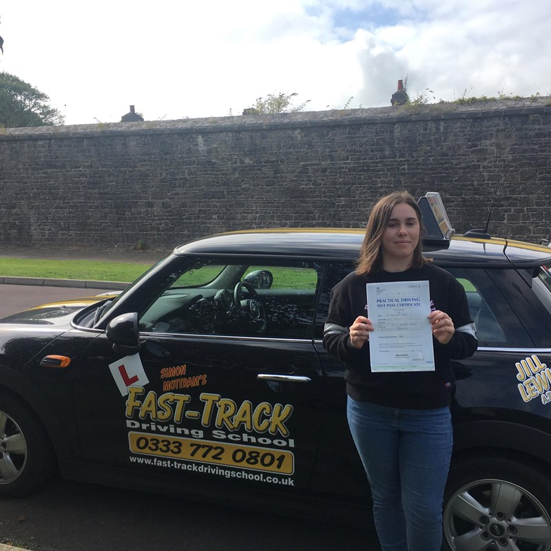 India Griffiths from West Williamston Review of Fast Track Driving School