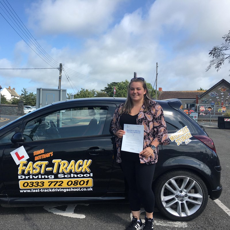 Ffion Price from Fishguard Review of Fast Track Driving School