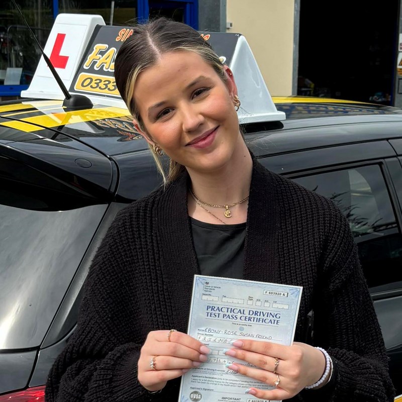 Ebony Friend Review of Fast Track Driving School