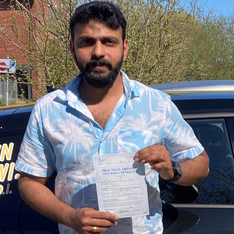 Nitheesh Kumar Review of Fast Track Driving School