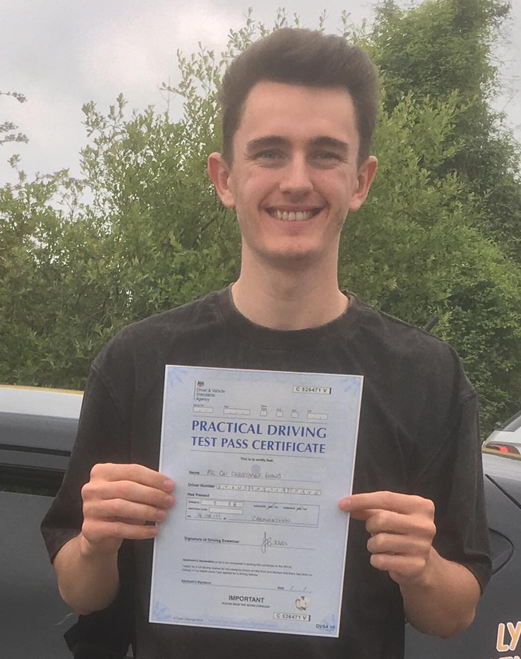 Cai Evans (Test Pass)