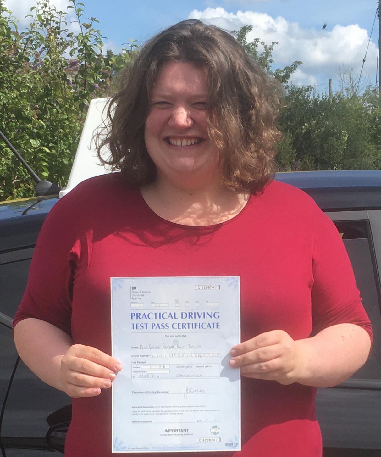 Gwenno Davies (Test Pass)