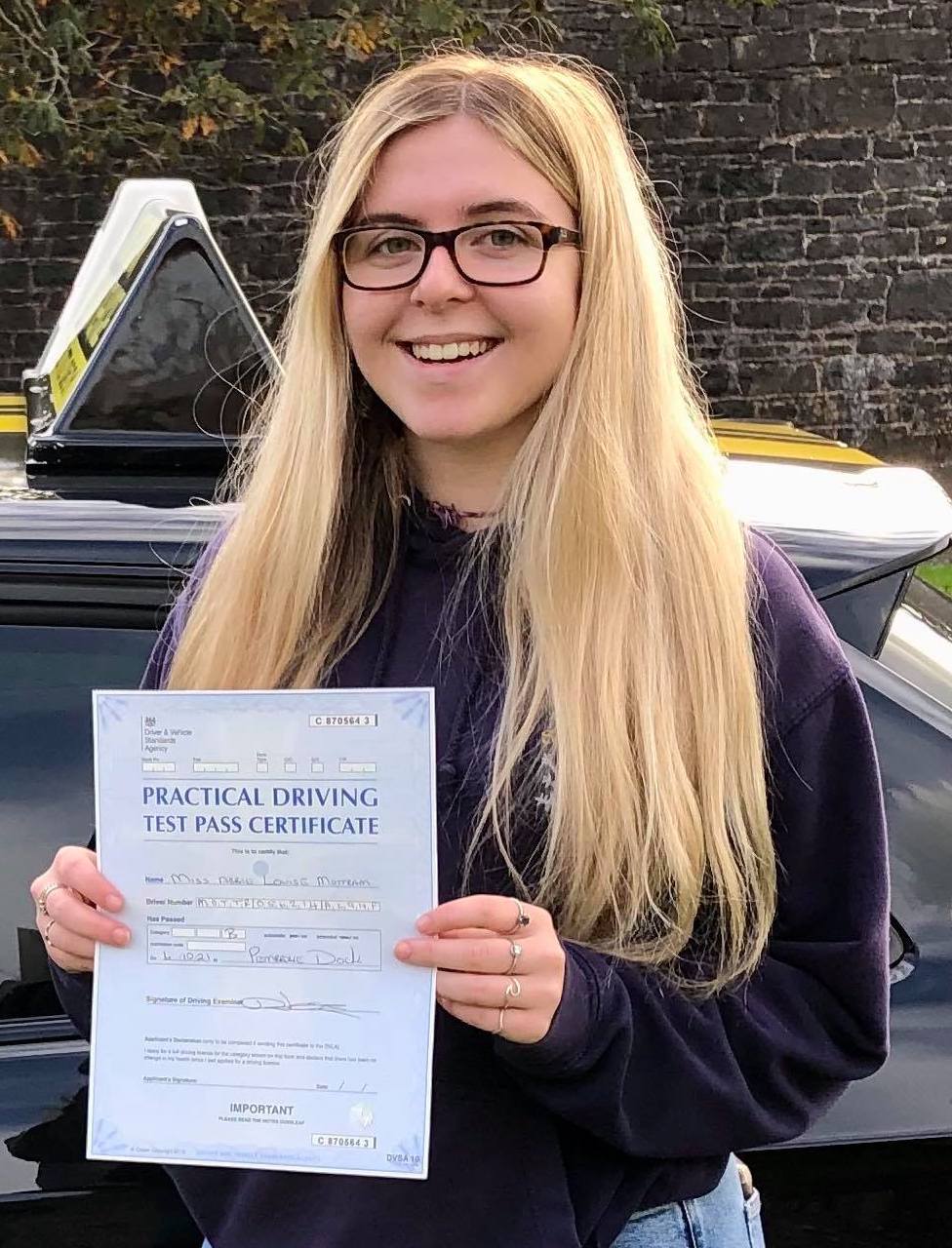 Abbie Mottram (Test Pass)