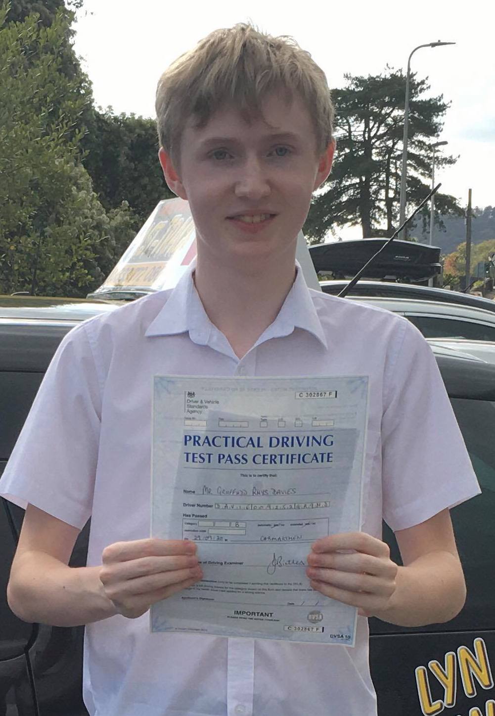 Gruffudd Davies (Test Pass)