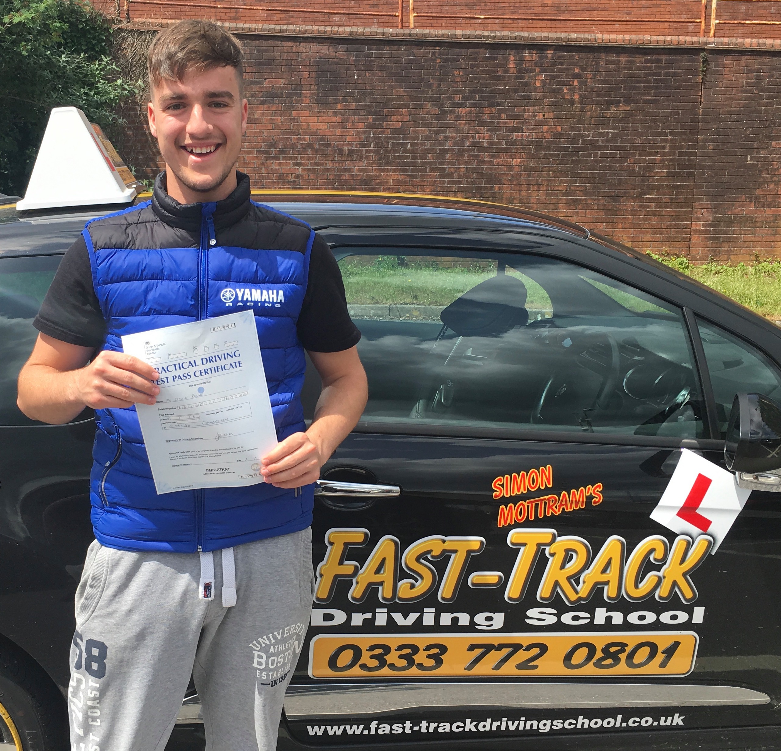 Cedric Racine Test Pass