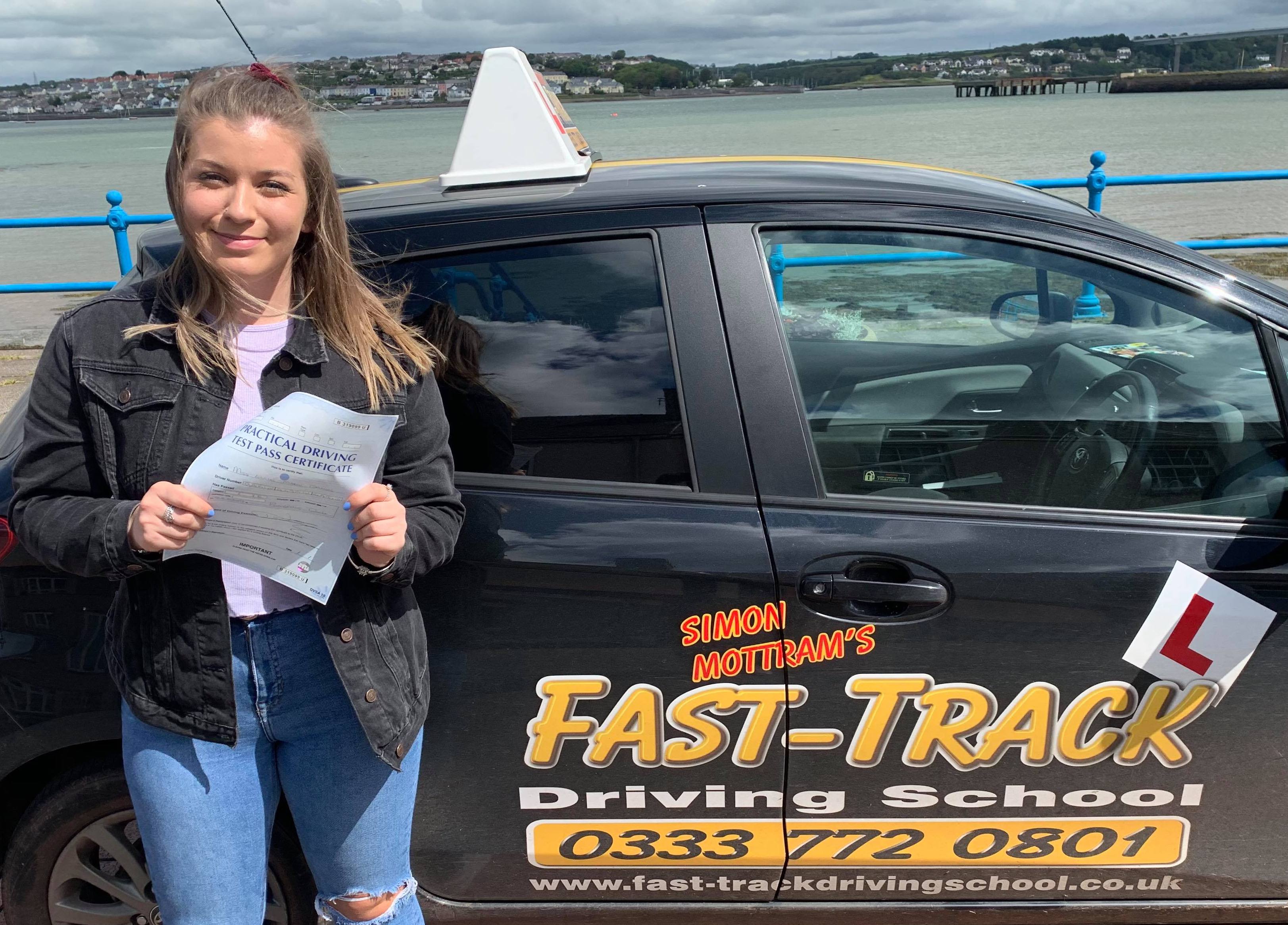 Ellie Davies Test Pass