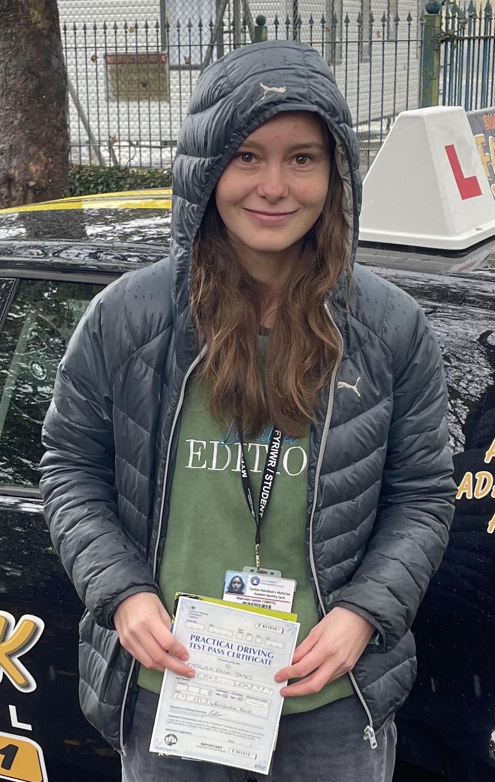 Mairwen James (Test Pass)