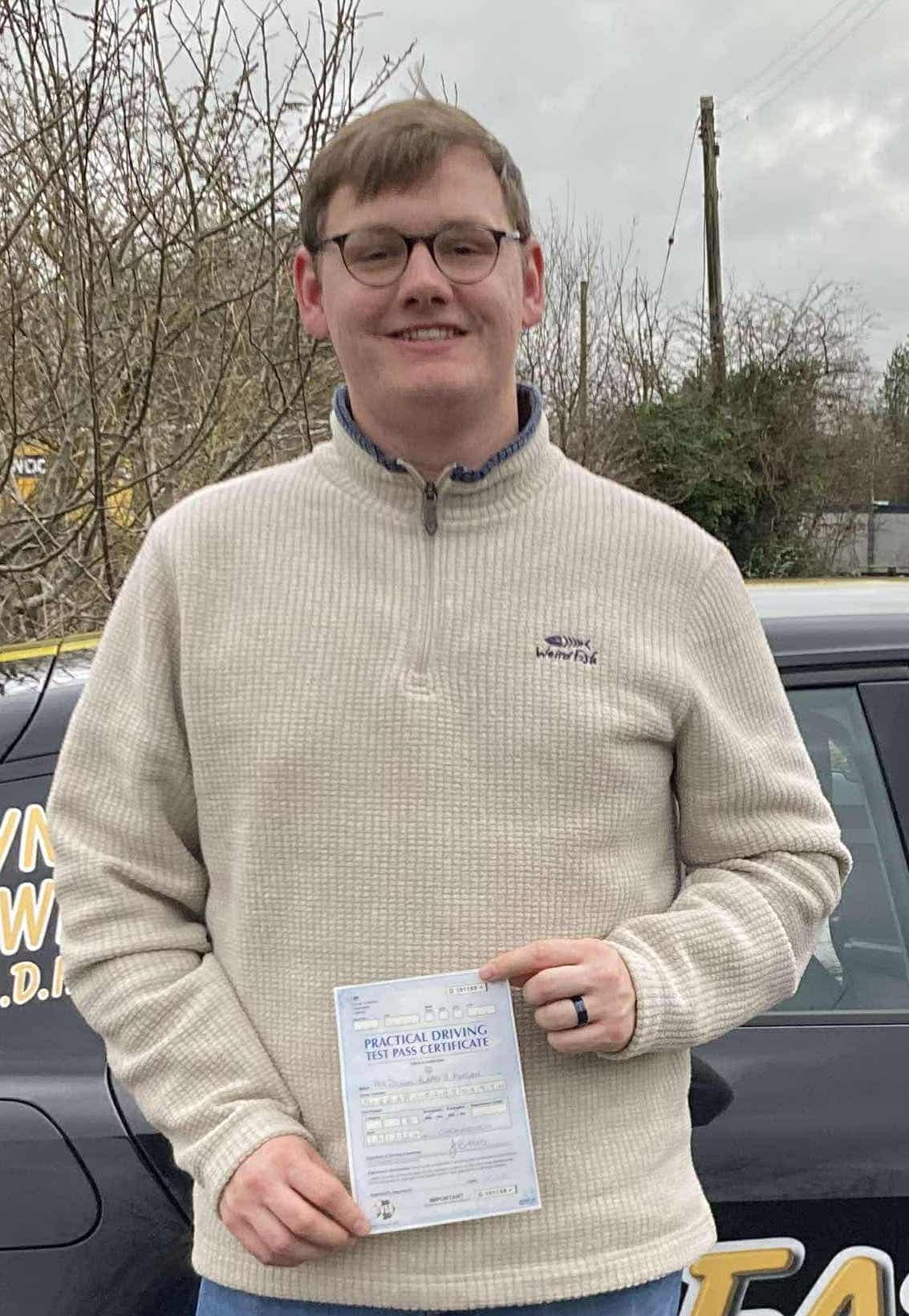 Deiniol Morgan (Test Pass)